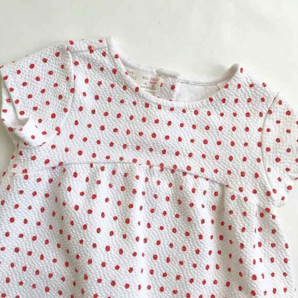ZARA red polka dot dress EUC 18-24 months - Picture 2 of 5